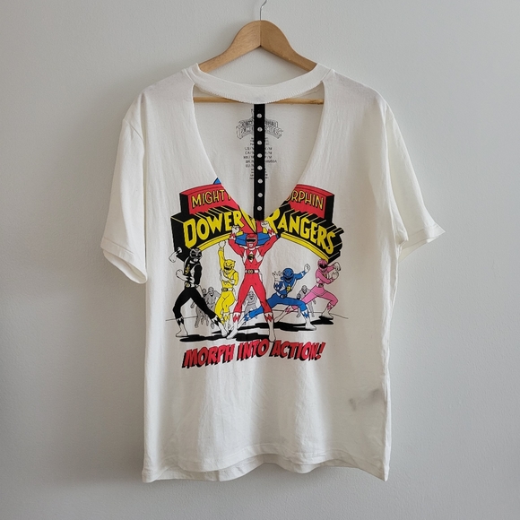 POWER RANGERS | Grunge Oversized Tshirt Size Medium - Picture 2 of 8